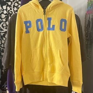 Polo by Ralph Lauren Kids Yellow Jacket with Blue Logo